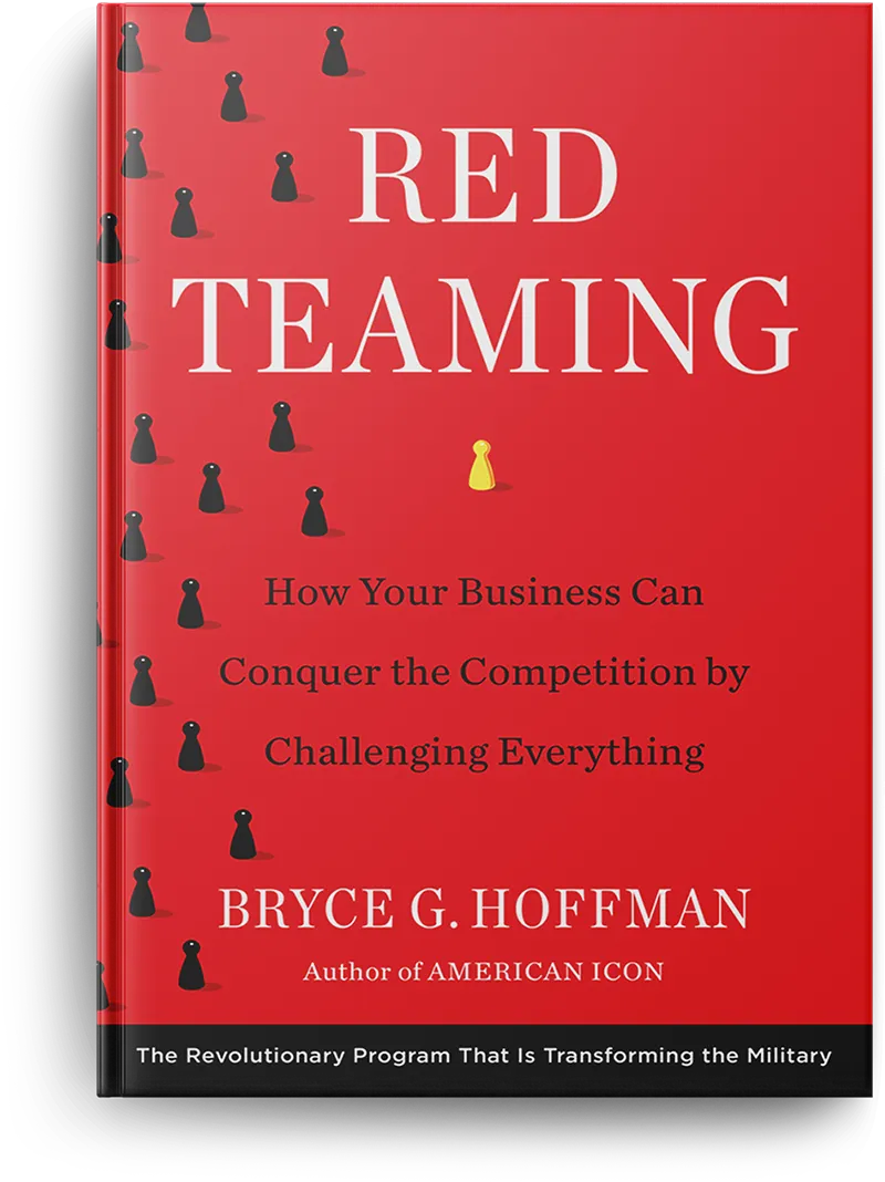 Author Bryce Hoffman&apos;s book Red Teaming